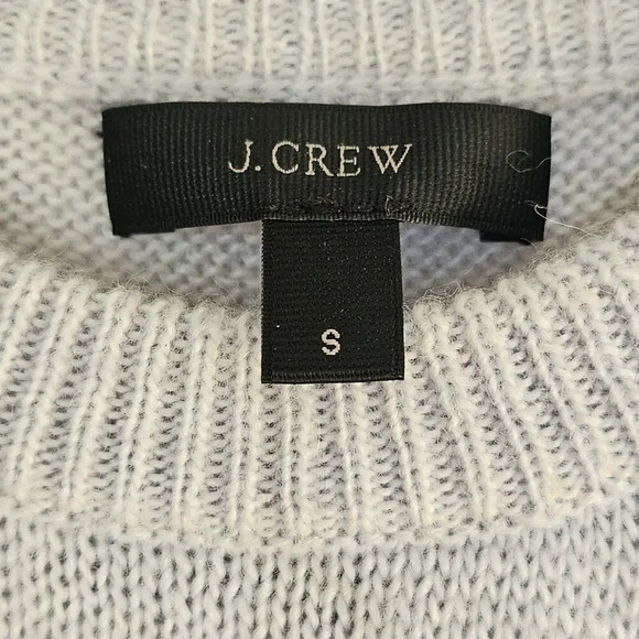 J. Crew Fair Isle Wool Mohair Relaxed Holiday Ski Sweater Small Nordic Scandi - Picture 2 of 7